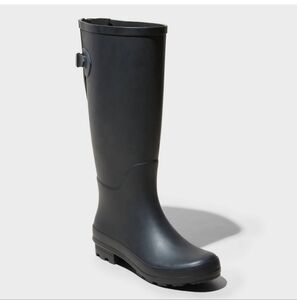 Black Women's Rain Boots